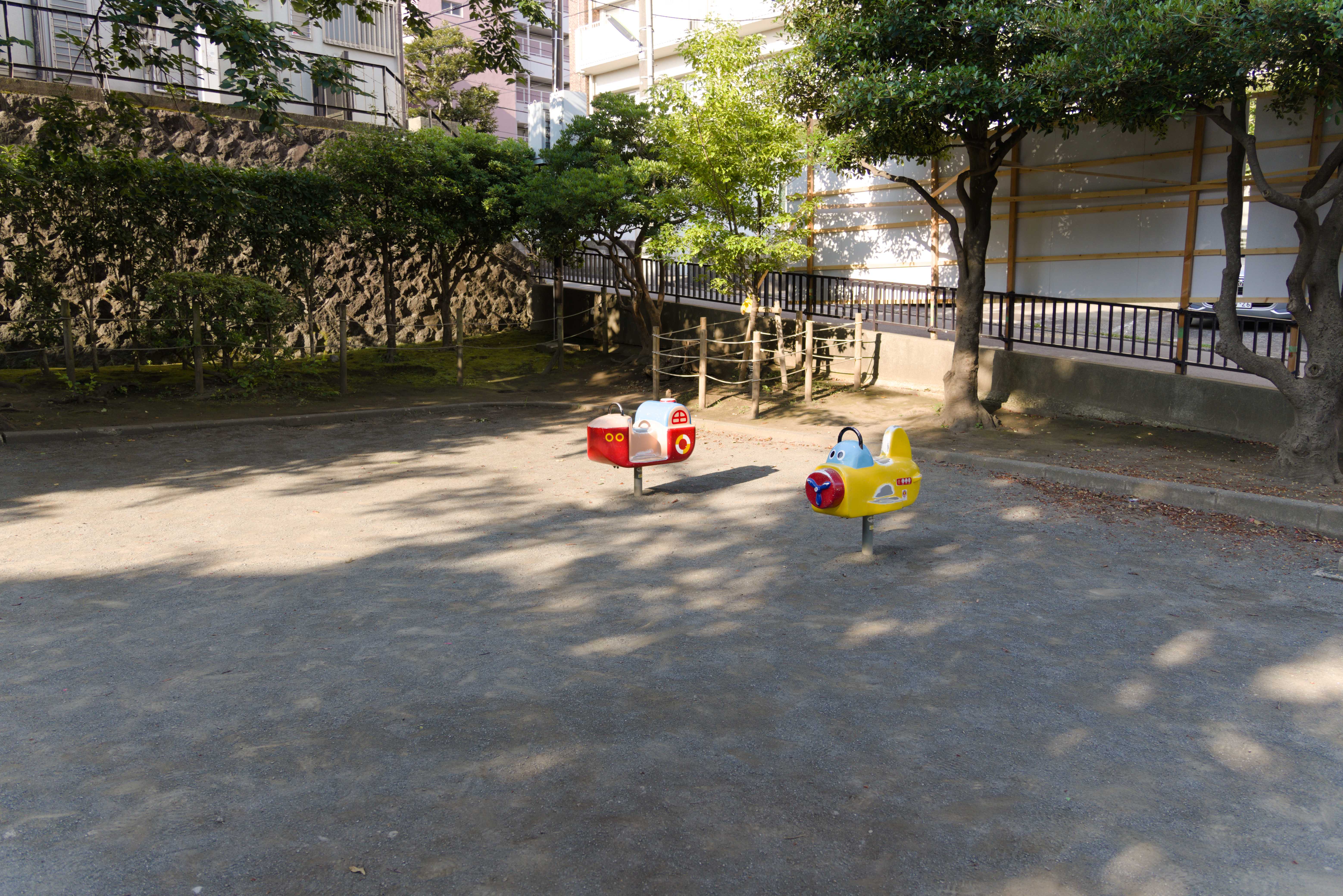 In a playground near Jiyugaoka.